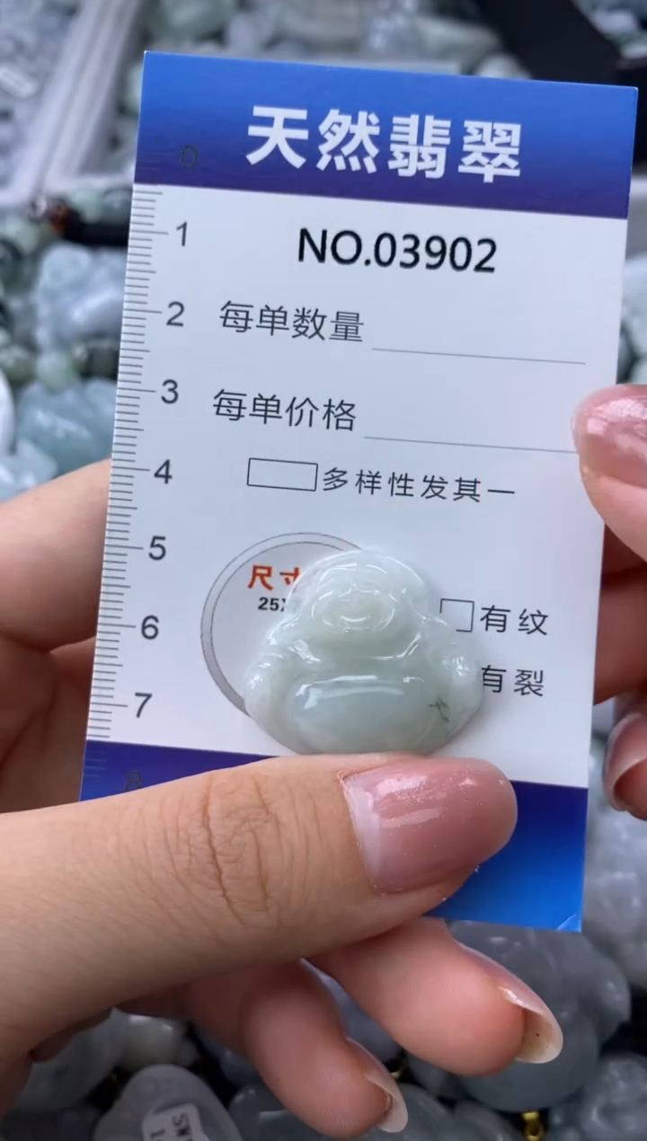 翡翠未镶嵌颈饰缅甸A货翡翠03902