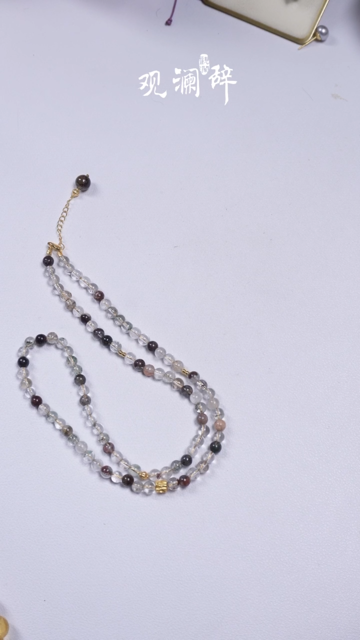 【闪购商品】水晶颈饰银S925镶嵌颈链