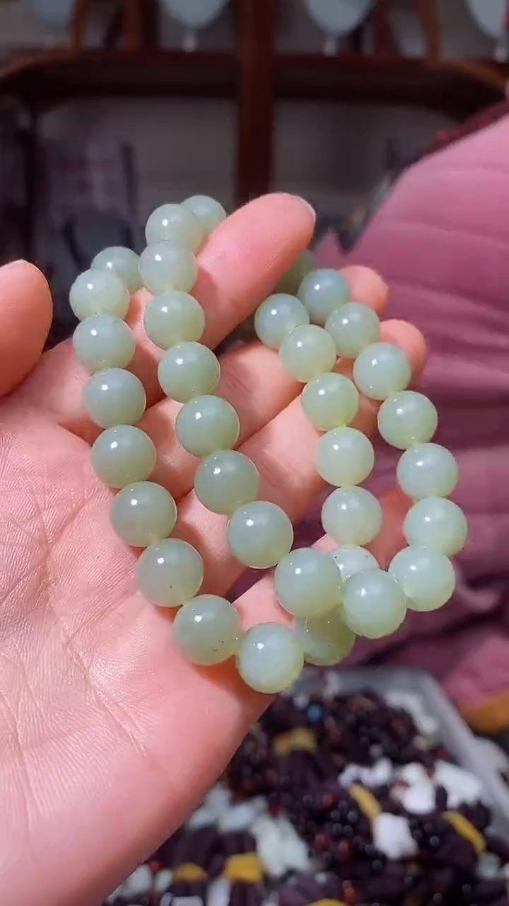 【闪购商品】和田玉手串未镶嵌卡10多样性发货 拍一发一