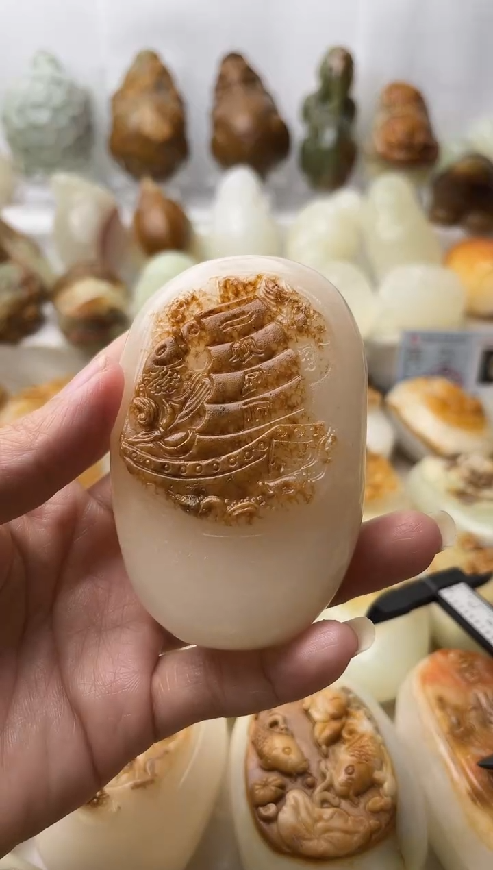 石材方解石棉纹正常不退换一帆风顺微瑕