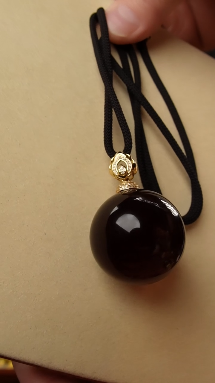 【闪购商品】琥珀颈饰未镶嵌36+紫蜜紫杉醇