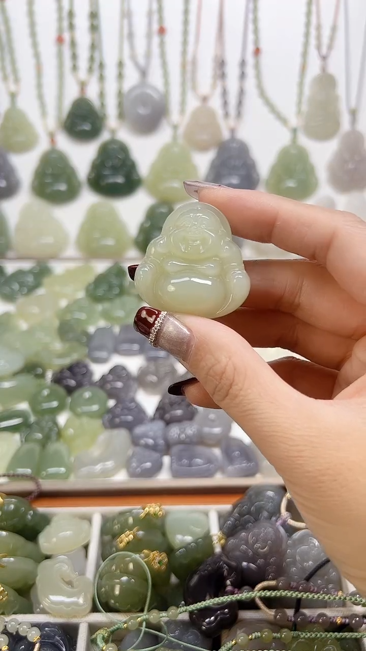 【闪购商品】和田玉颈饰未镶嵌佛公吊坠35