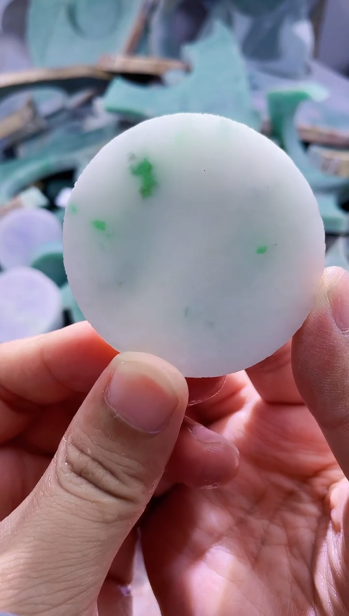 翡翠裸石天然A货翡翠1884