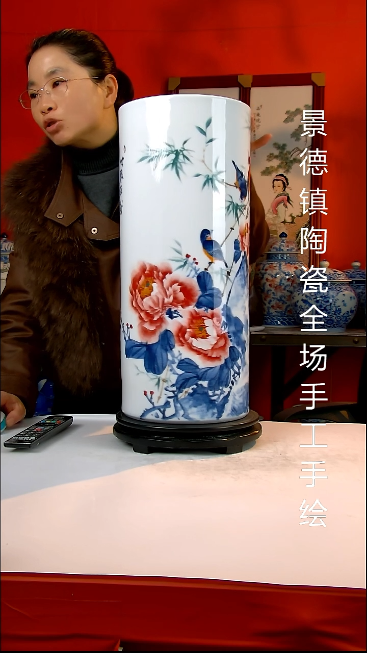 摆件陶瓷景德镇陶瓷 全场手工手绘