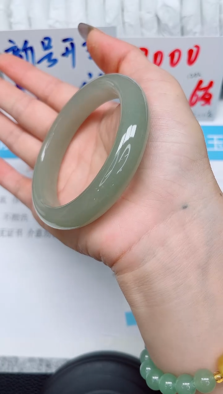 未镶嵌手镯石英质玉57-59