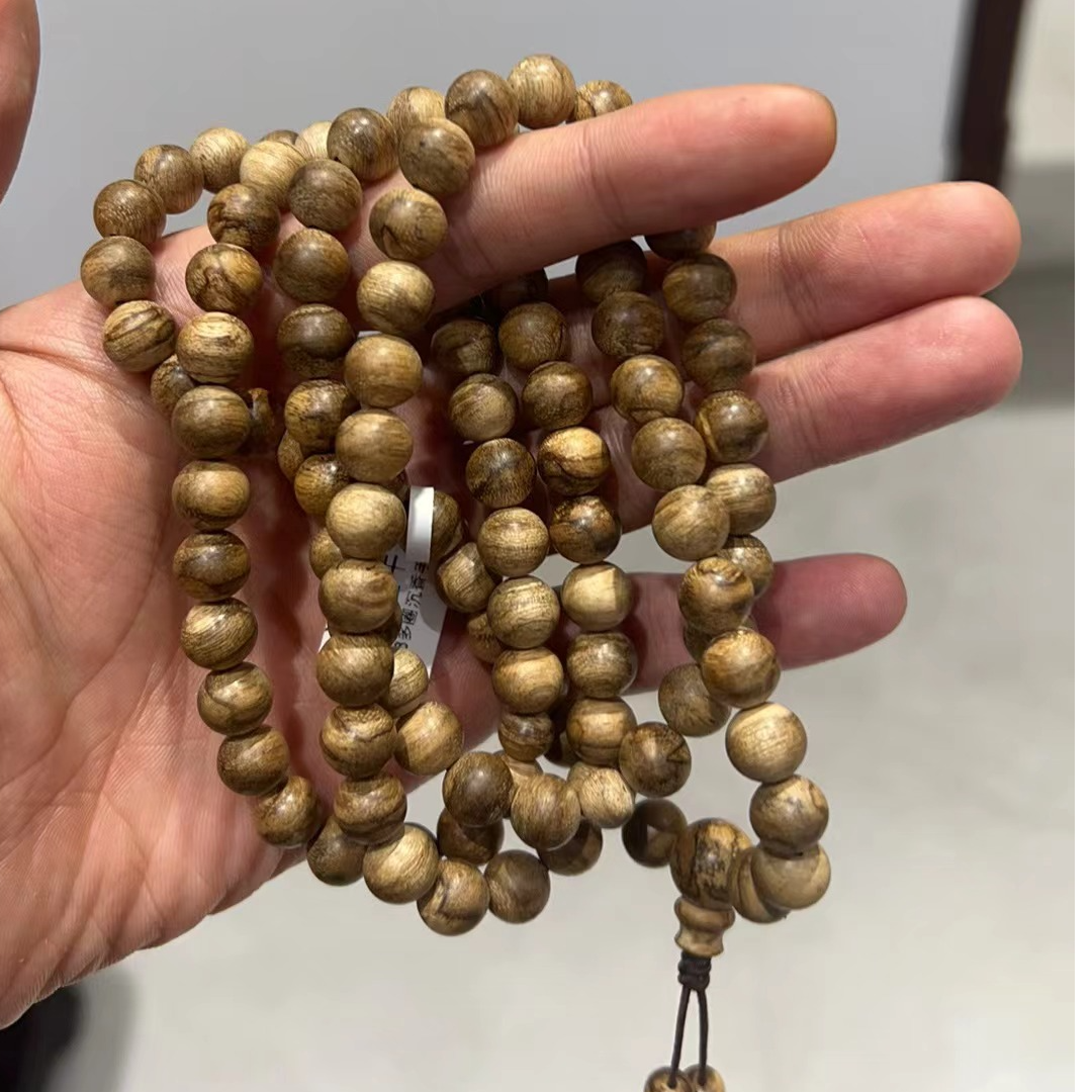 E201达拉干虎斑0.8多圈沉香手串