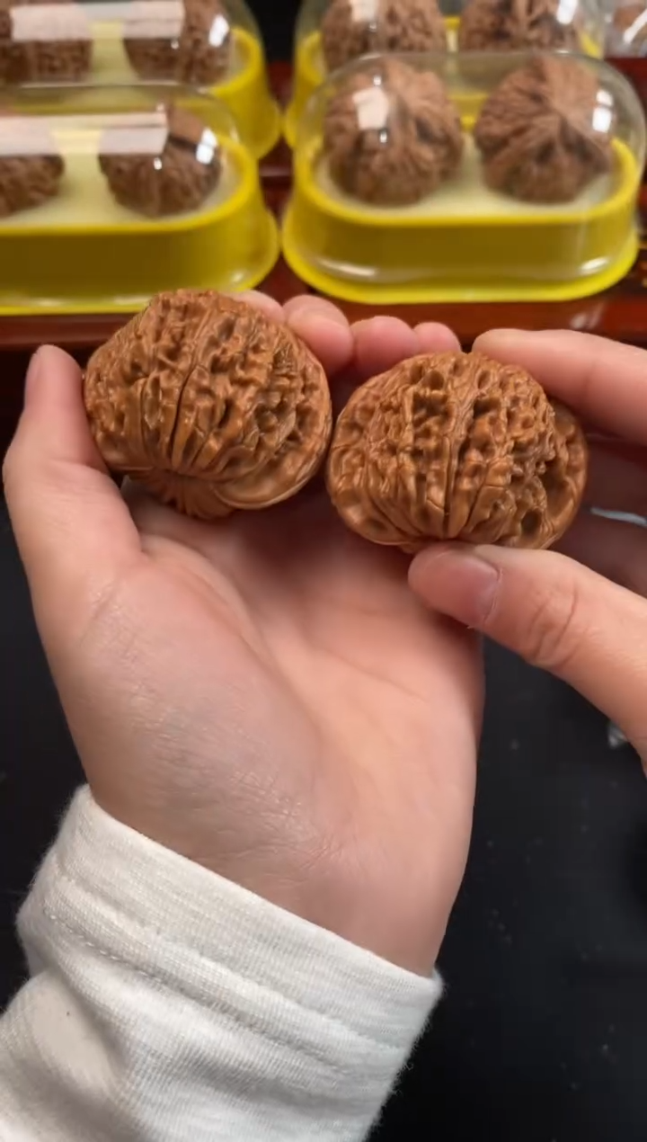 把件文玩核桃四座楼44尺c377