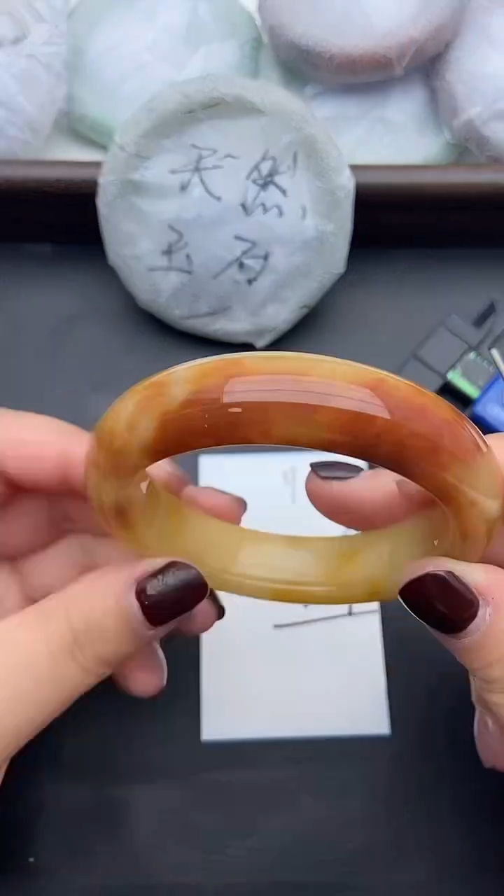 未镶嵌手镯石英质玉89+58/59