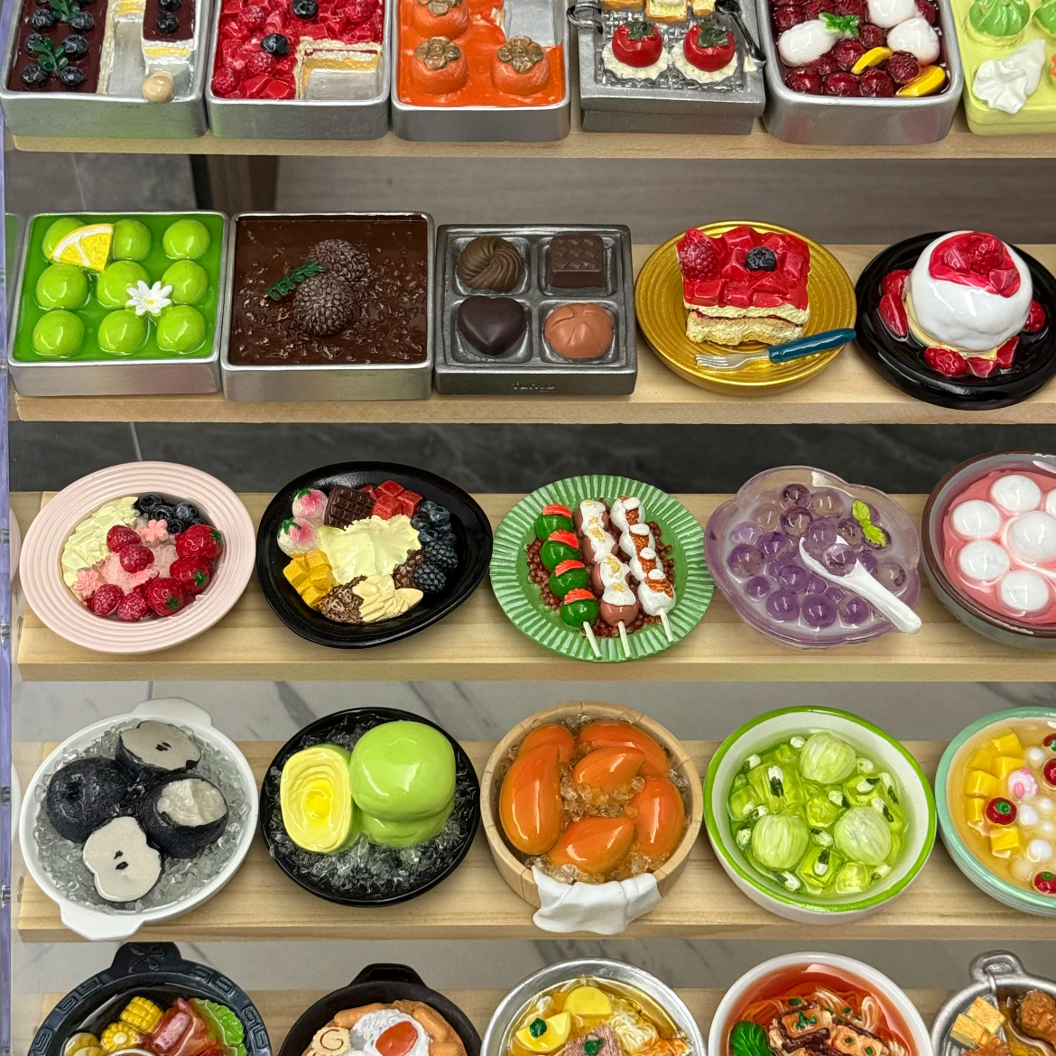 仿真食玩高货冰箱贴【随机款式两个装】