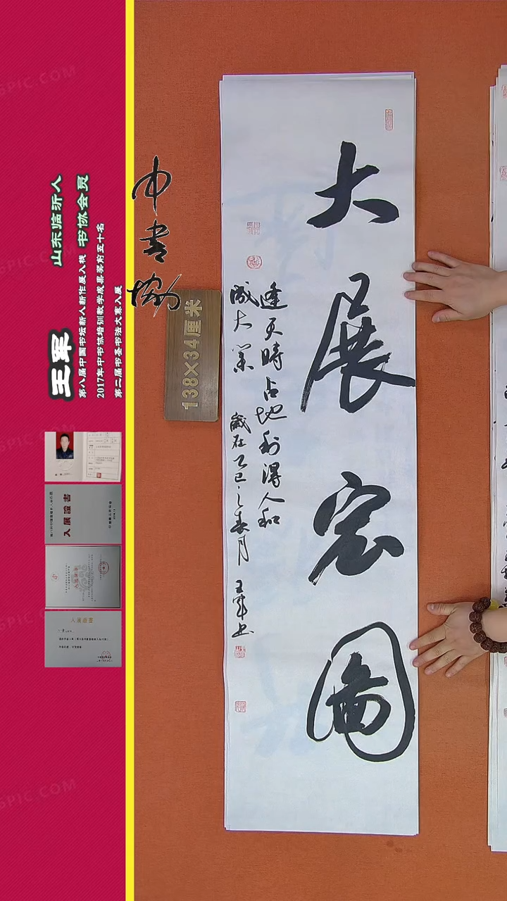 【闪购商品】书法309王军书法作品