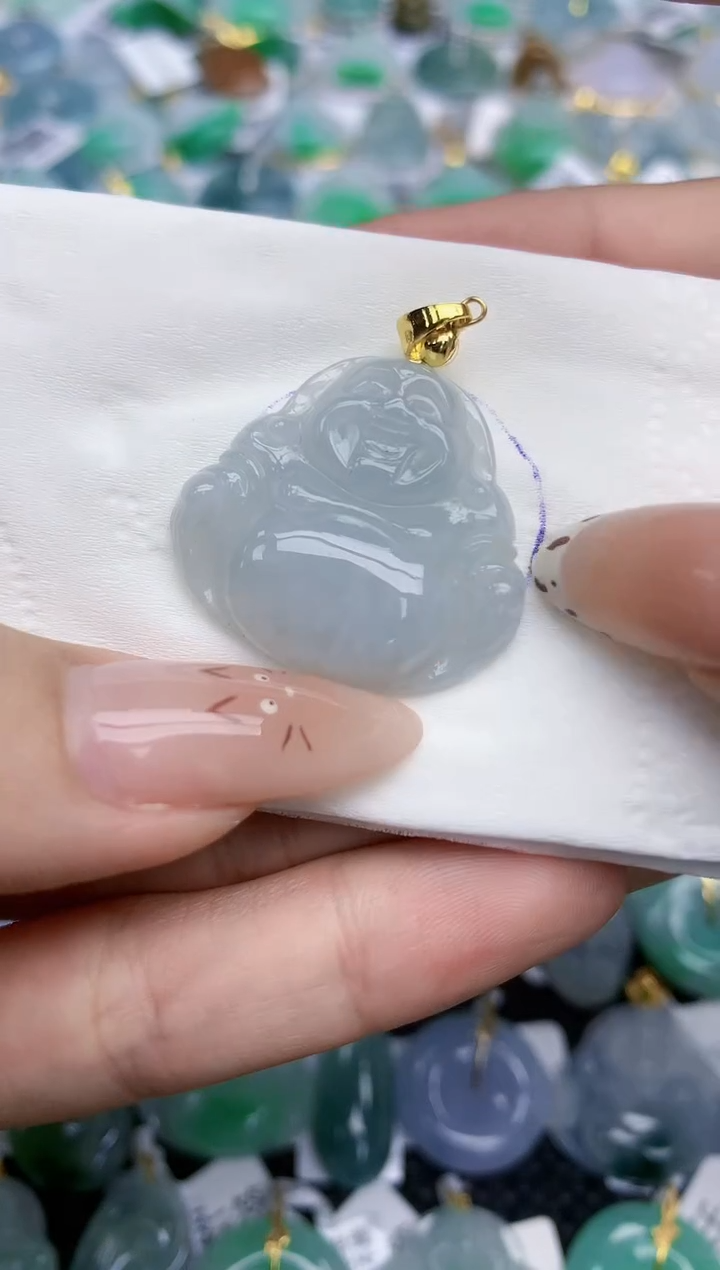 翡翠银S925镶嵌颈饰   天然翡翠A货