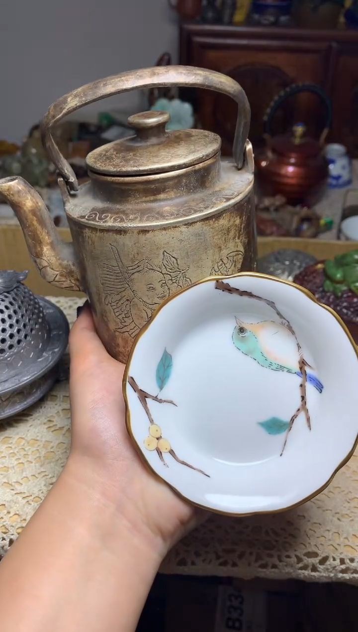 紫砂盖碗瓷器默认微瑕瓷器