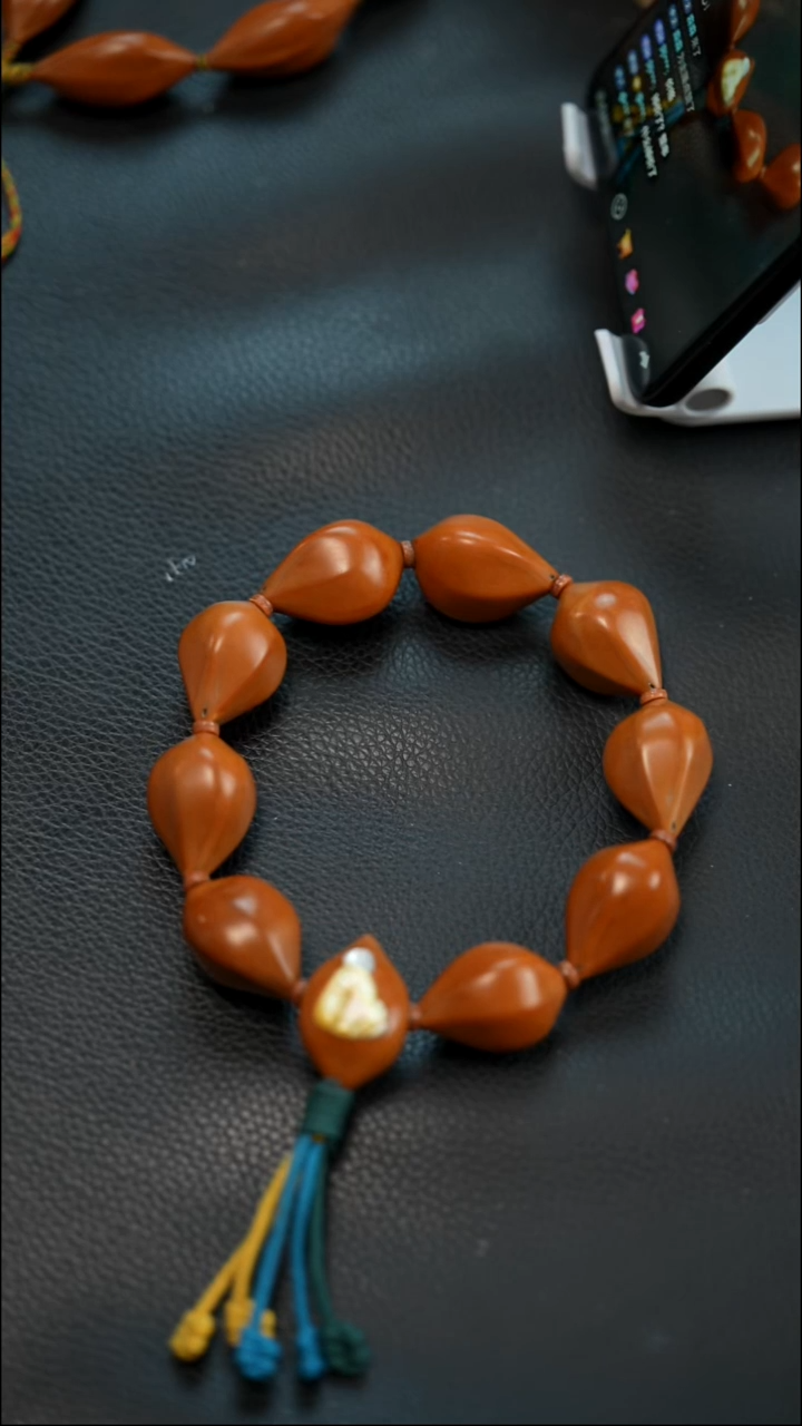 手串/手链橄榄核百宝镶嵌 无相佛 