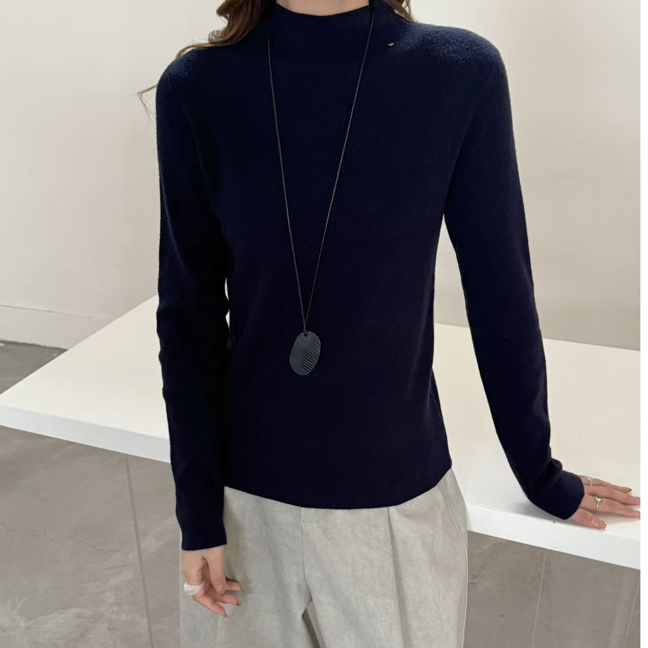 武汉蔓姐【毛衣】秋冬季新款时尚舒适毛衣 衣长54公分左右 25388#