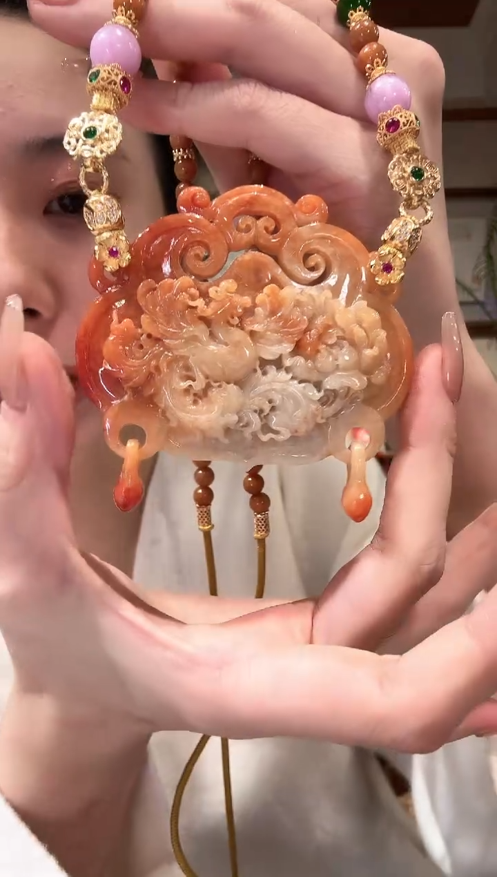 【闪购商品】翡翠颈饰未镶嵌国风