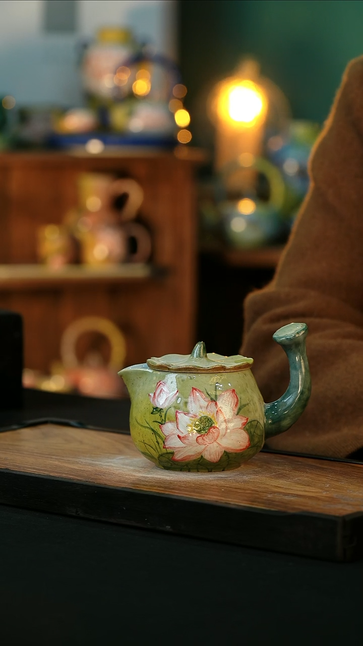 【闪购商品】杯手绘心瓷陶瓷浮力