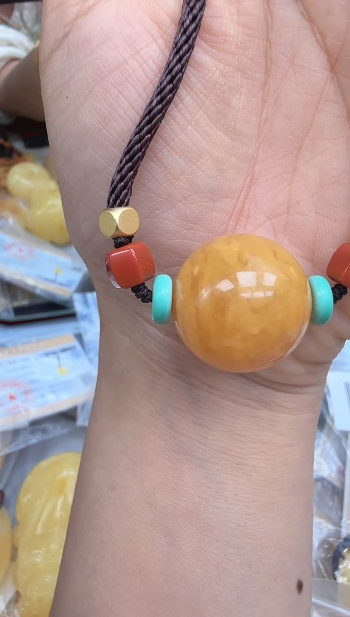 【闪购商品】琥珀裸石未镶嵌锁骨链