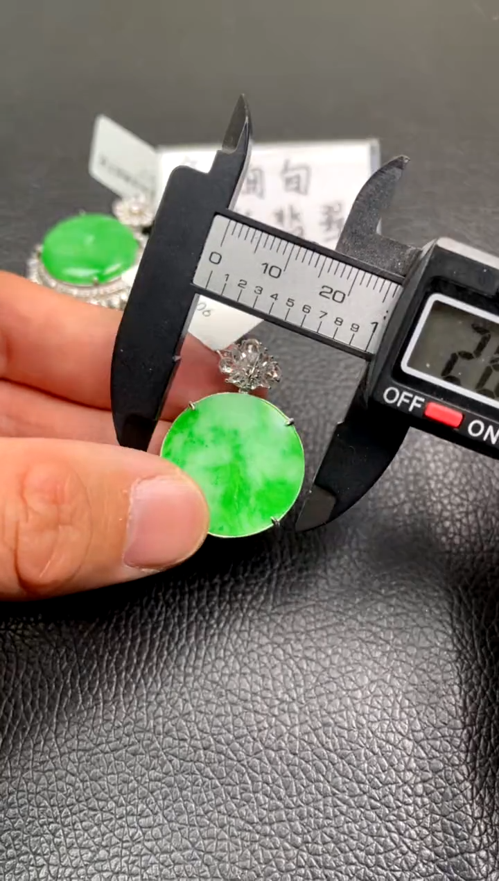 【闪购商品】翡翠吊坠(不含链)银S925镶嵌吊坠