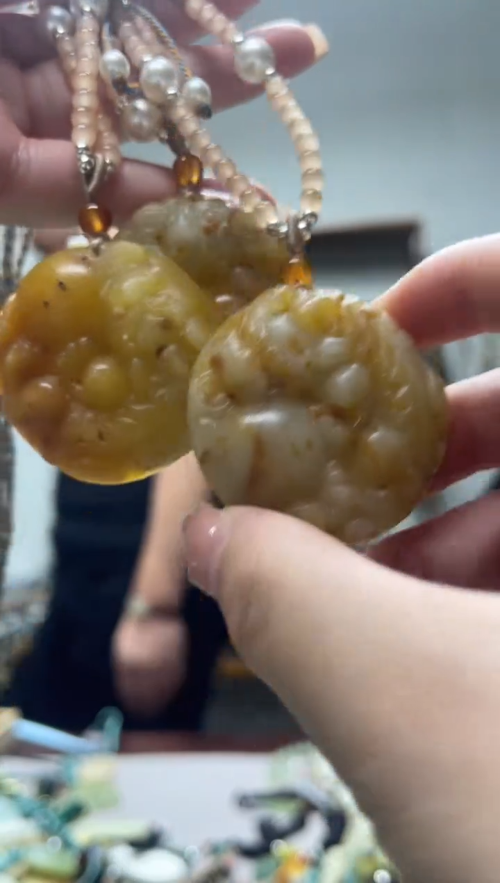 未镶嵌岫玉吊坠多样性发货拍一发一