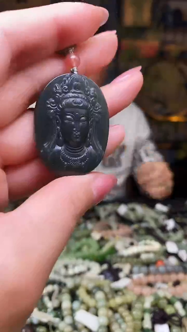 颈饰未镶嵌和田玉多样性发货，拍一发一