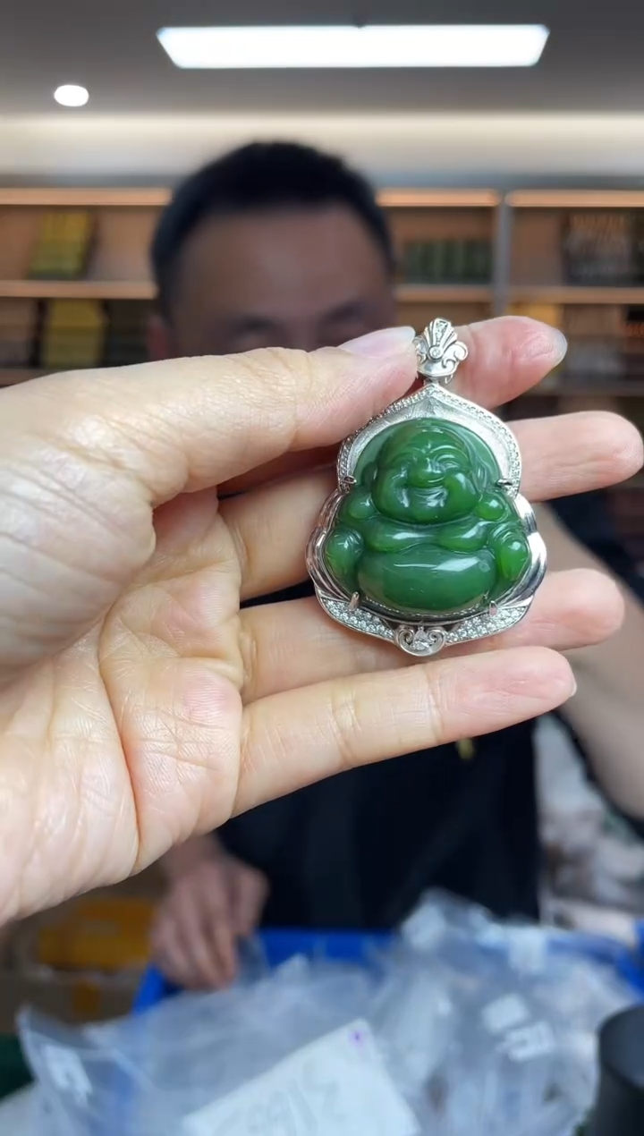 【闪购商品】和田玉·银S925镶嵌多样性发一件