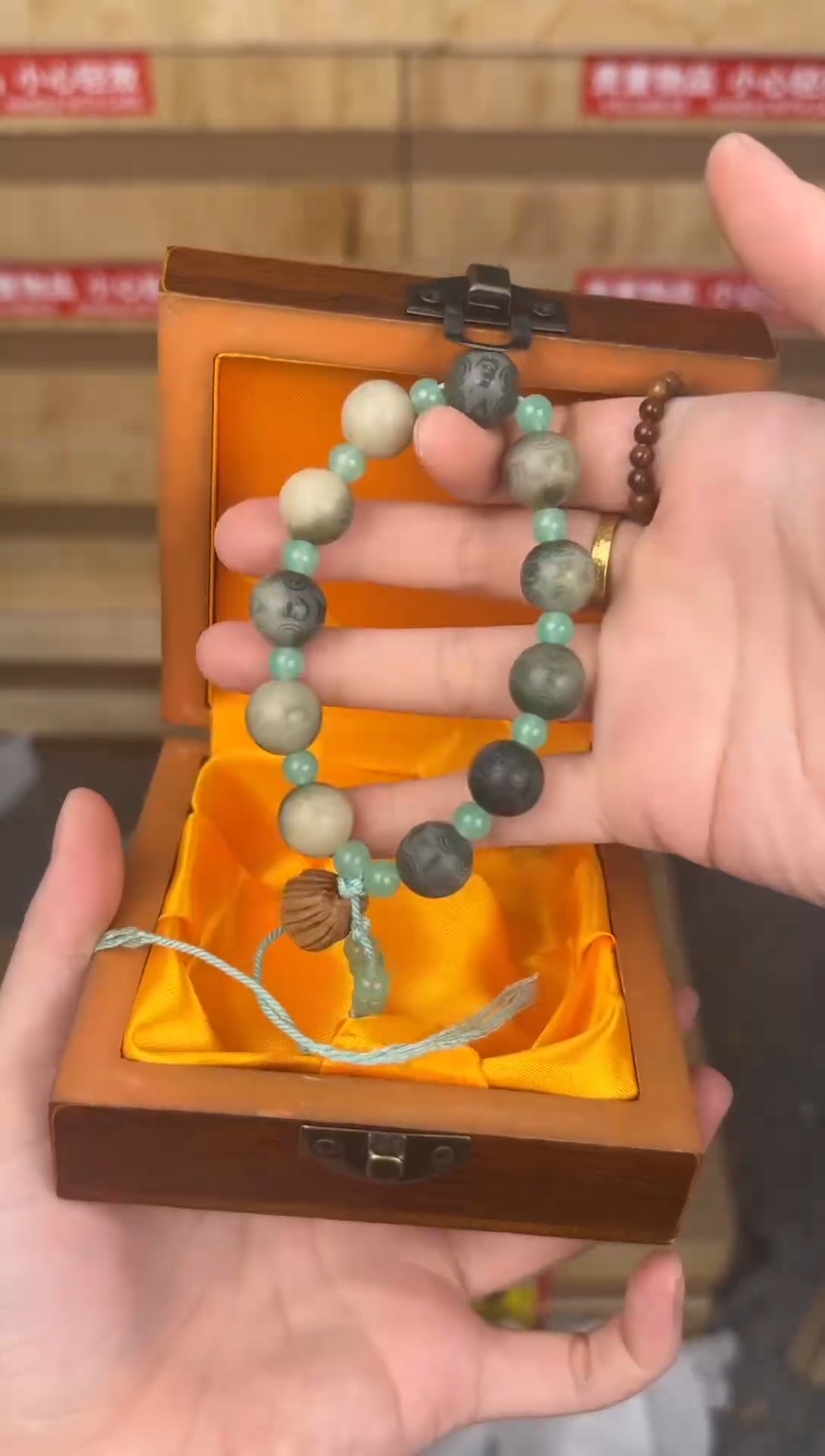 慈木器文玩阁半山半水菩提莲蓬链接@@YS942