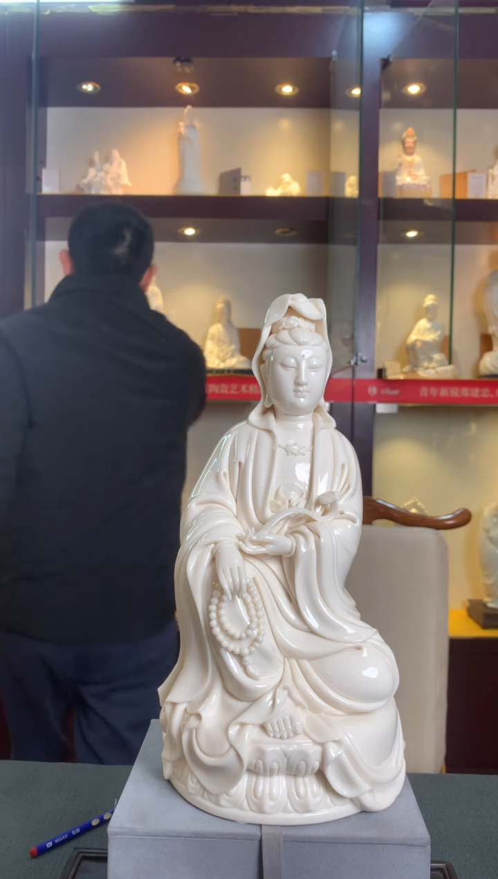 【闪购商品】摆件如意观音  德化白瓷  