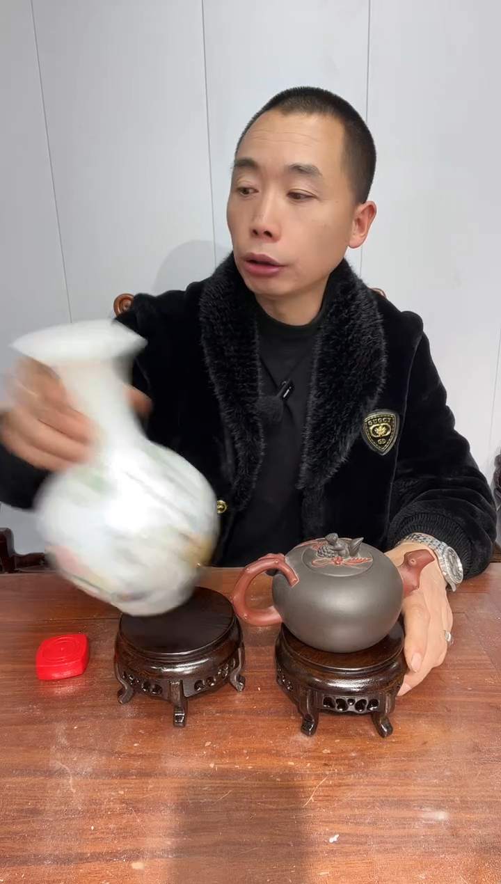 木买一送一香炉底座黑11*12*7