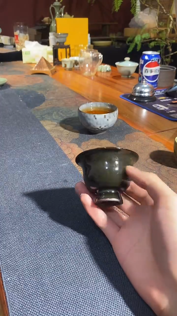  【山隐青瓷】龙窑柴烧杯子 微瑕 