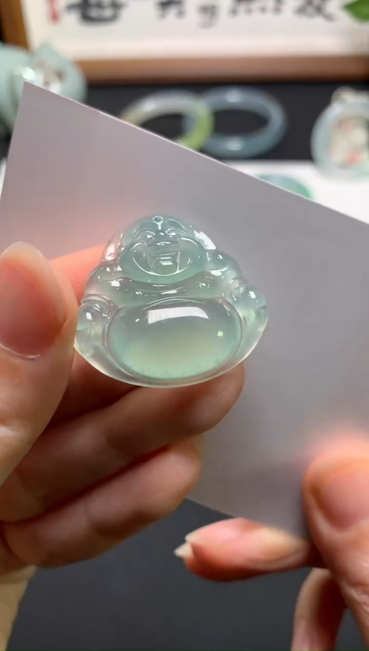 未镶嵌定制翡翠0685335207  28.8*30.6*5.6