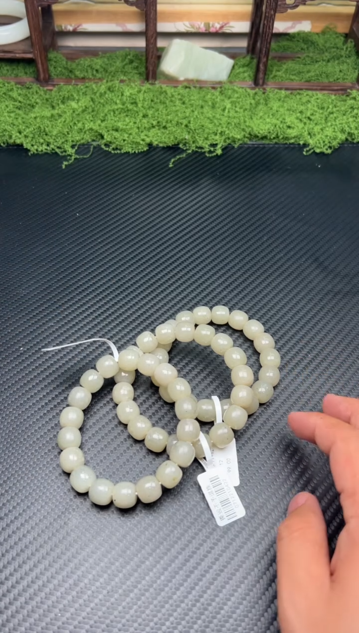 未镶嵌手串和田玉黑山微色差卡12多样性发货拍一发一（福利品）