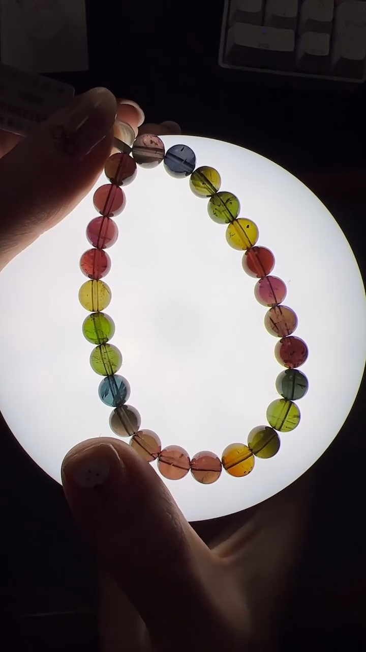 【闪购商品】碧玺手链未镶嵌XY195 约7mm