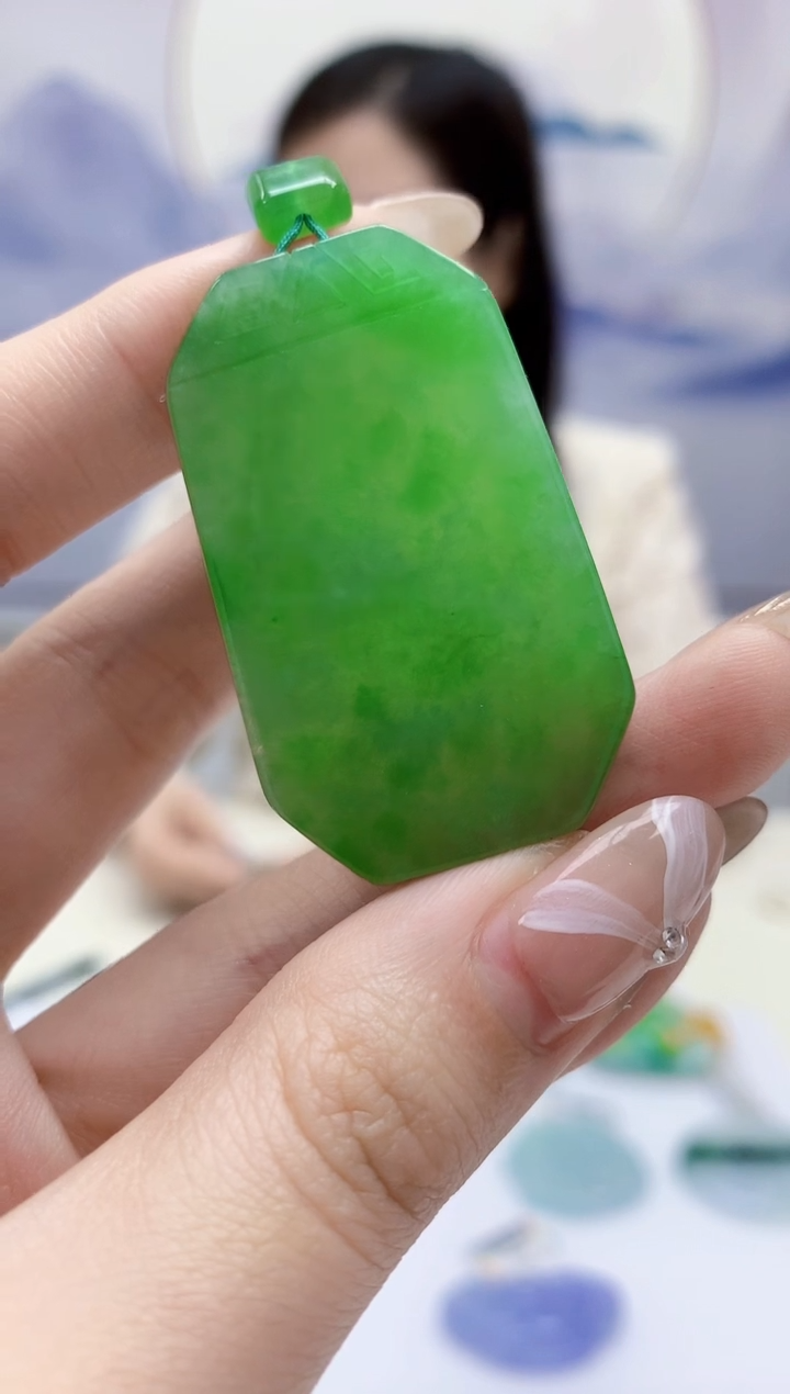 定制翡翠未镶嵌4852jw-毛货挂件191