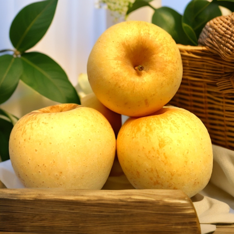 王掌柜黄金维纳斯脆甜苹果礼盒装新鲜纯甜无酸果香四溢礼盒装大果
