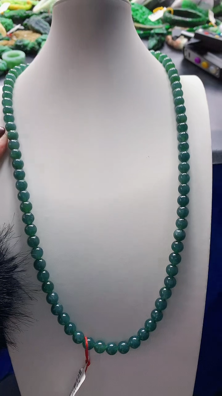 颈饰未镶嵌翡翠天然缅甸a货翡翠