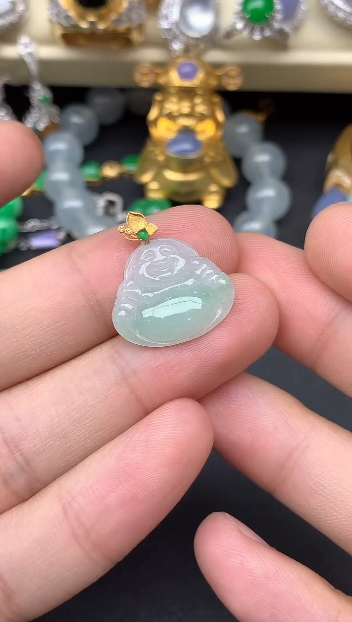颈饰未镶嵌翡翠4-雪姐翡翠天天见
