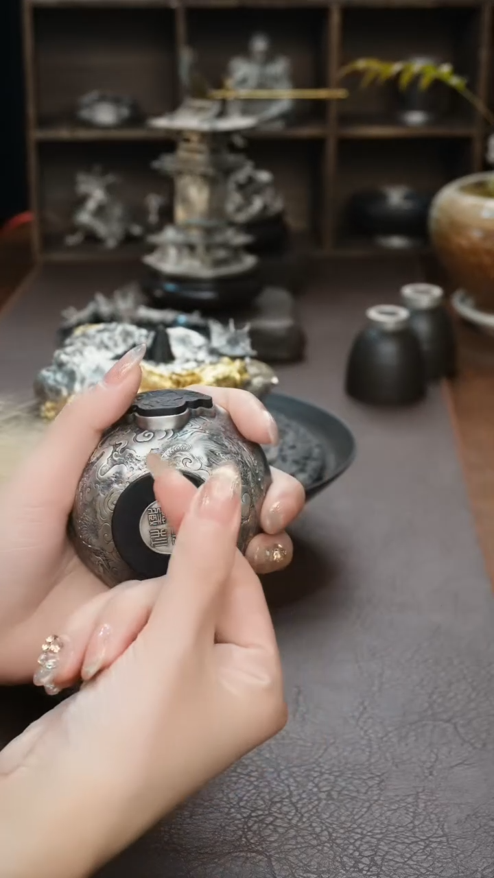 【闪购商品】境秋银壶高定茶周边