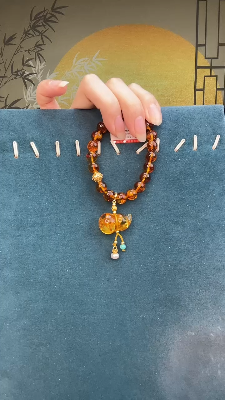 裸石琥珀未镶嵌y***倩天然蜜蜡A2335