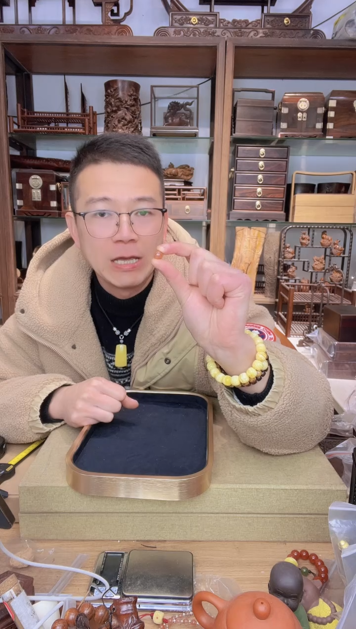 【闪购商品】乌木类书架157南川料1.0圆珠单颗