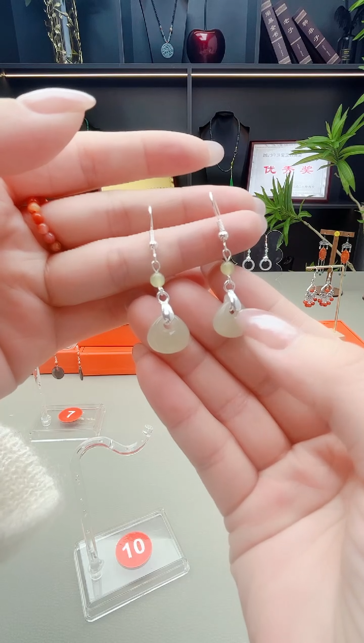 未镶嵌和田玉耳饰x03