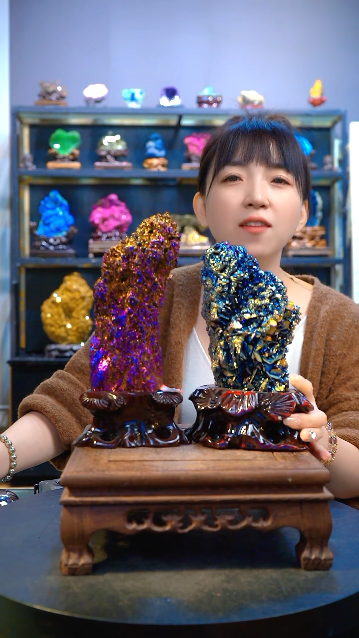 石材刘****1精品矿物晶体摆件