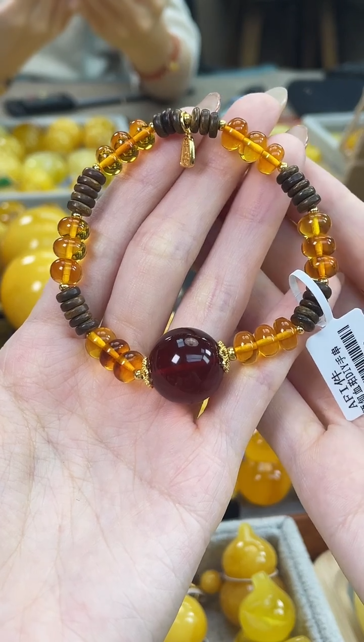 裸石琥珀未镶嵌多样性发货发其一J