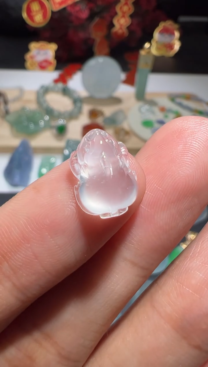 【闪购商品】定制翡翠18K金镶嵌天然缅甸A货翡翠