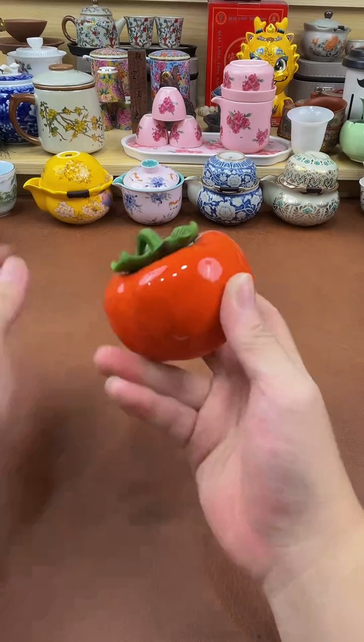 陶瓷茶具摆件旅行套组
