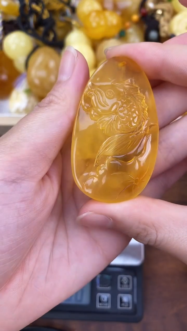 裸石琥珀未镶嵌天然琥珀蜜蜡