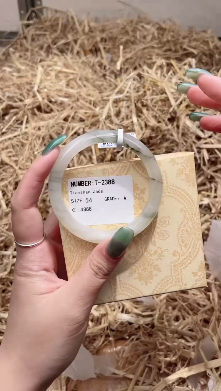 未镶嵌手镯石英质玉T2388HU