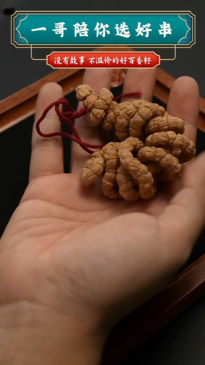 吊坠柏香籽/百香籽几何骨王