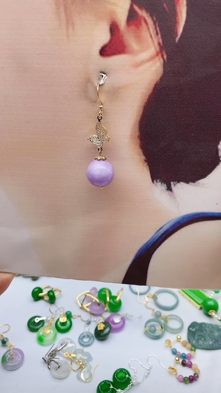 未镶嵌耳饰玛瑙/玉髓55