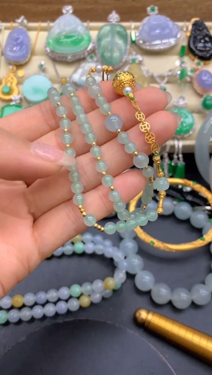 【闪购商品】翡翠颈饰未镶嵌372-中国好珍宝