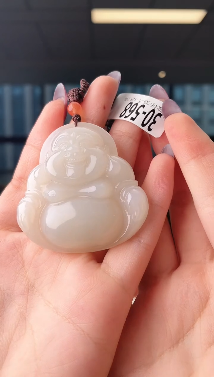 颈饰未镶嵌和田玉佛公 568